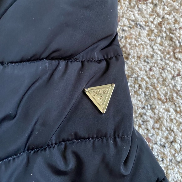 Black Guess Winter Coat - it has been perfect for Wisconsin winters! - Picture 3 of 3